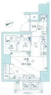 1Rの間取り画像