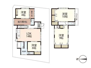 広島県廿日市市平良1【一戸建】の間取り