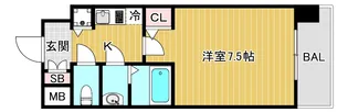 大阪府大阪市都島区中野町1【マンション】の間取り