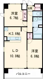 KATURA高崎【8階】の間取り