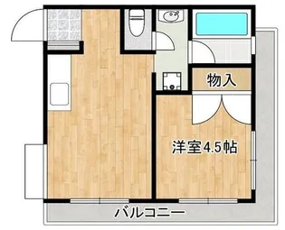 ホワイトマンション【3階】の間取り