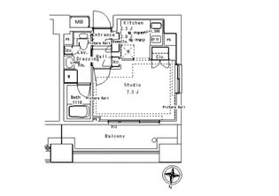 パークアクシス御茶ノ水ステージ【9階】の間取り