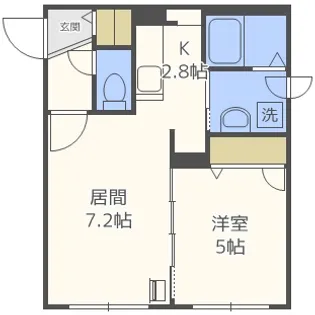 クラリス【2階】の間取り