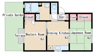 須磨天神ハイツ【1階】の間取り