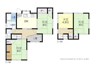 大分県中津市中央町2【一戸建】の間取り