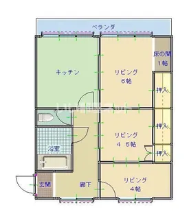 労住協第一ビル【3階】の間取り