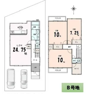滋賀県大津市山上町【一戸建】の間取り