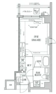 東京都足立区柳原1【マンション】の間取り