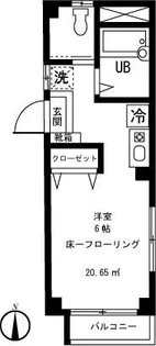 レガート太子堂【1階】の間取り