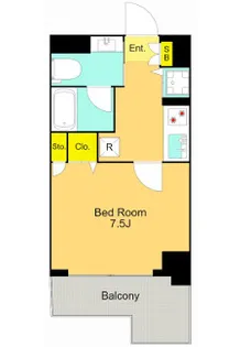 プライマル大井仙台坂【10階】の間取り