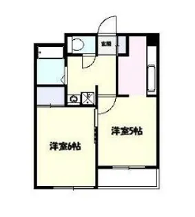 ウインドコート松波【2階】の間取り