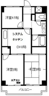 シャトーサンハイム【2階】の間取り