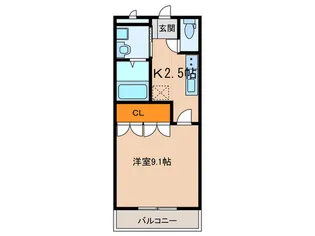 グランディ-ルUの間取り