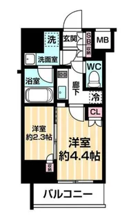 ARCOBALENO MINAMISENJU【2階】の間取り