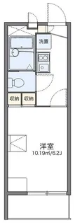 レオパレスAmourII【2階】の間取り