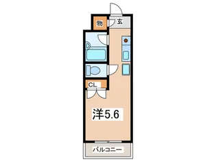 ファ-ストシティ六会【1階】の間取り