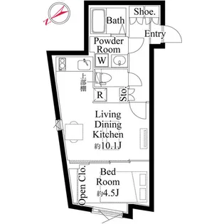 EDIT大森【2階】の間取り