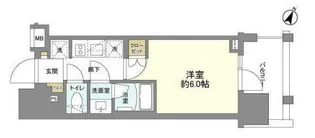 ピアース渋谷WEST【8階】の間取り
