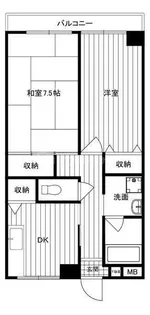 ピュアハイツ長洲【3階】の間取り