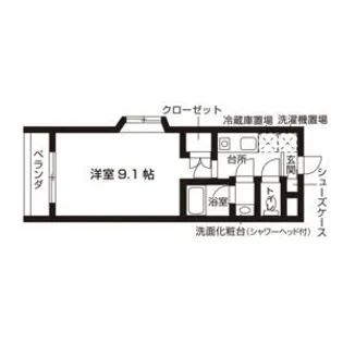 愛知県名古屋市北区大曽根1【マンション】の間取り