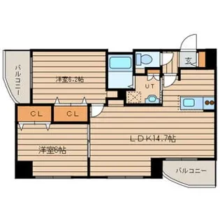 ニューライフサッポロ【7階】の間取り