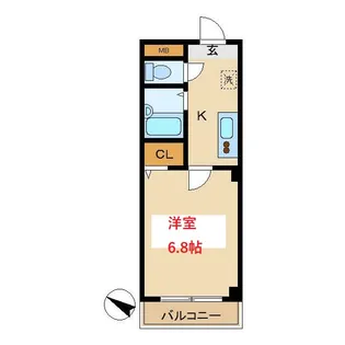 東京都大田区大森中2【マンション】の間取り