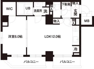レジディア白金高輪【9階】の間取り