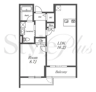 Akatsu Garden House 北棟【2階】の間取り
