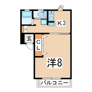 メゾンヤマト本町【4階】の間取り