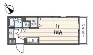 エスタ梅ヶ丘【1階】の間取り