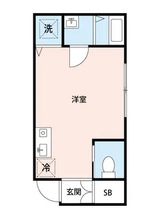 東京都中野区江原町2【アパート】の間取り