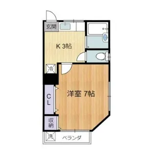東京都練馬区旭丘2【アパート】の間取り