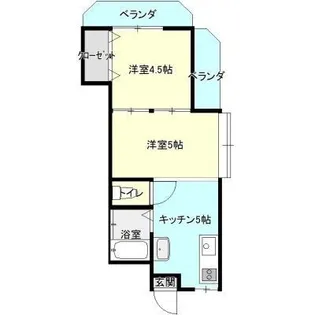 第百マンション【3階】の間取り