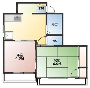 第2ときわマンション【3階】の間取り