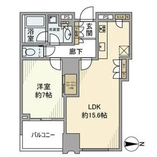 シティタワーズ豊洲ザ・ツイン サウスタワー【5階】の間取り