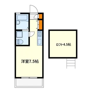 サウススプリング【1階】の間取り