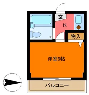アコード草加【3階】の間取り