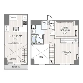 メゾン・ド・バッハの間取り