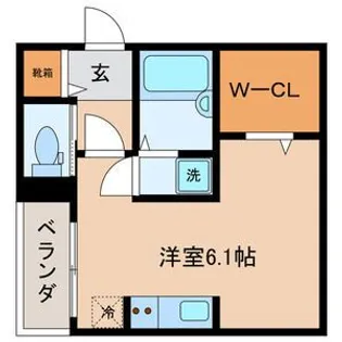 セゾン広尾【2階】の間取り