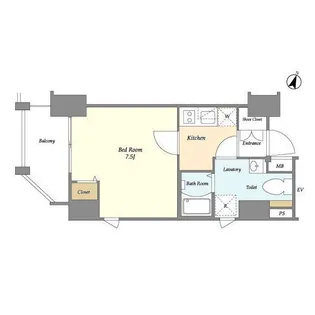 レガシア千代田三崎町【9階】の間取り