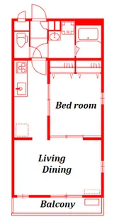 リブリ ブロッサム武蔵小杉【3階】の間取り