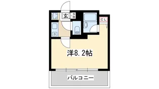 サンイースト江坂【6階】の間取り