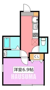 Glanz千駄木【1階】の間取り