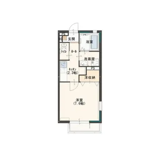 エスペランサI【2階】の間取り