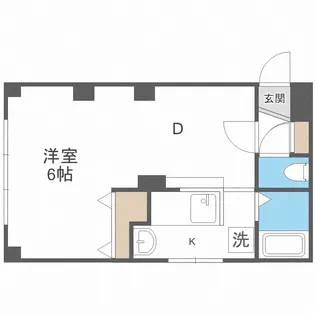 リベラルイン819【3階】の間取り