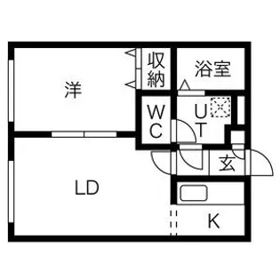 シティハイム南6条【3階】の間取り