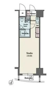 MFPR代々木タワー【11階】の間取り