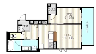 ジュヌ メナージュ【1階】の間取り