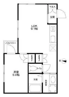 tolerance【2階】の間取り