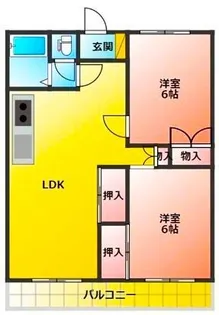 NAGA I【3階】の間取り
